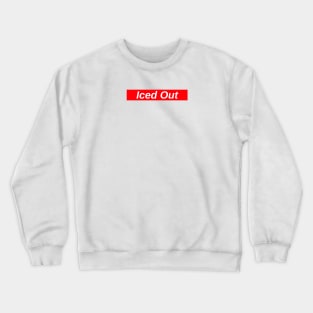 Iced Out // Red Box Logo Crewneck Sweatshirt